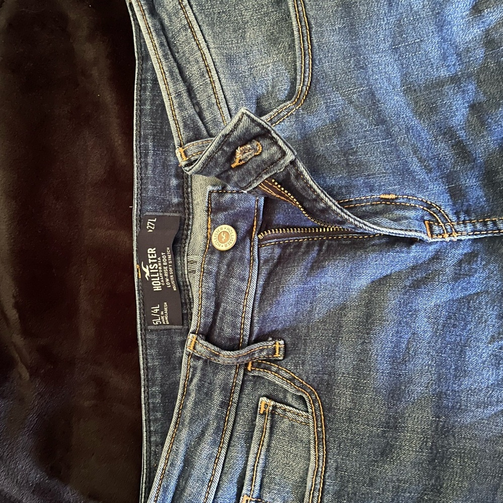 Hollister Dark Blue Denim Pants